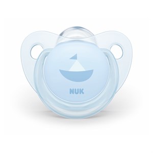 Nuk No:1 Silikon Emzik - Baby Blue - Saklama Kutulu